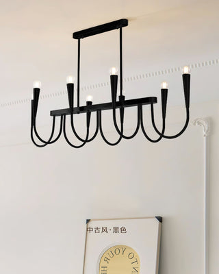 Symphony rectangular chandelier