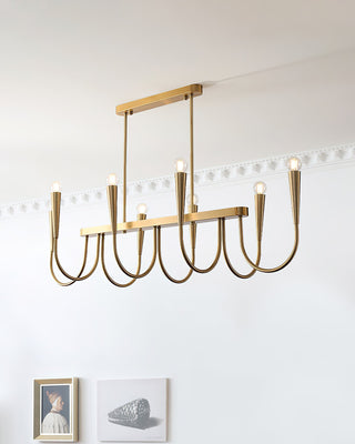 Symphony rectangular chandelier