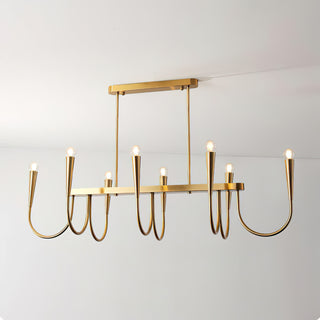 Symphony rectangular chandelier