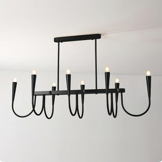 Symphony rectangular chandelier