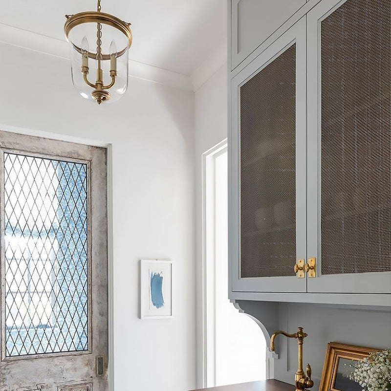 Thomas OBrien Merchant Brass Pendant Light