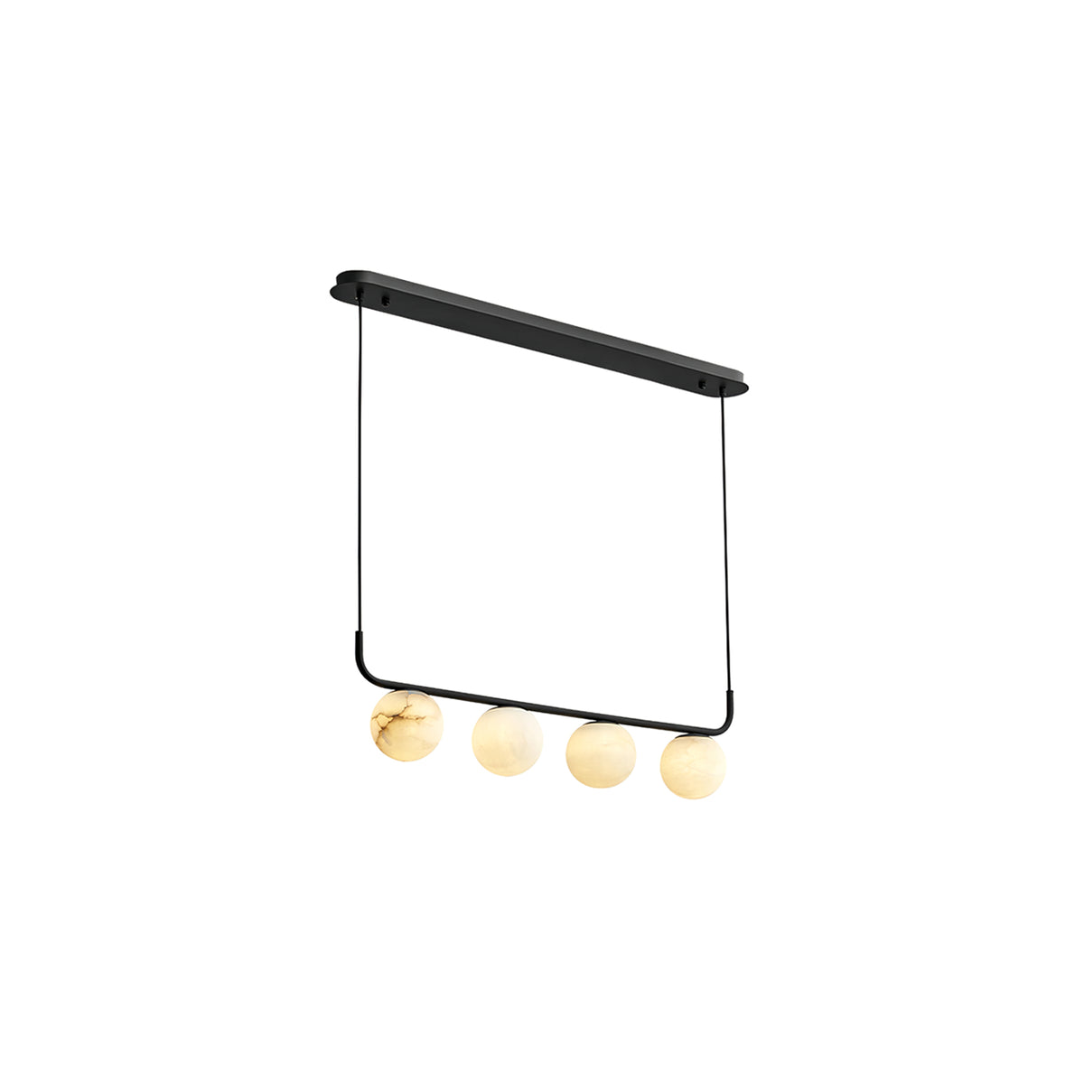 Tribeca Rohr 5 Alabaster Pendant Lamp - view 15 | Liootrlamp