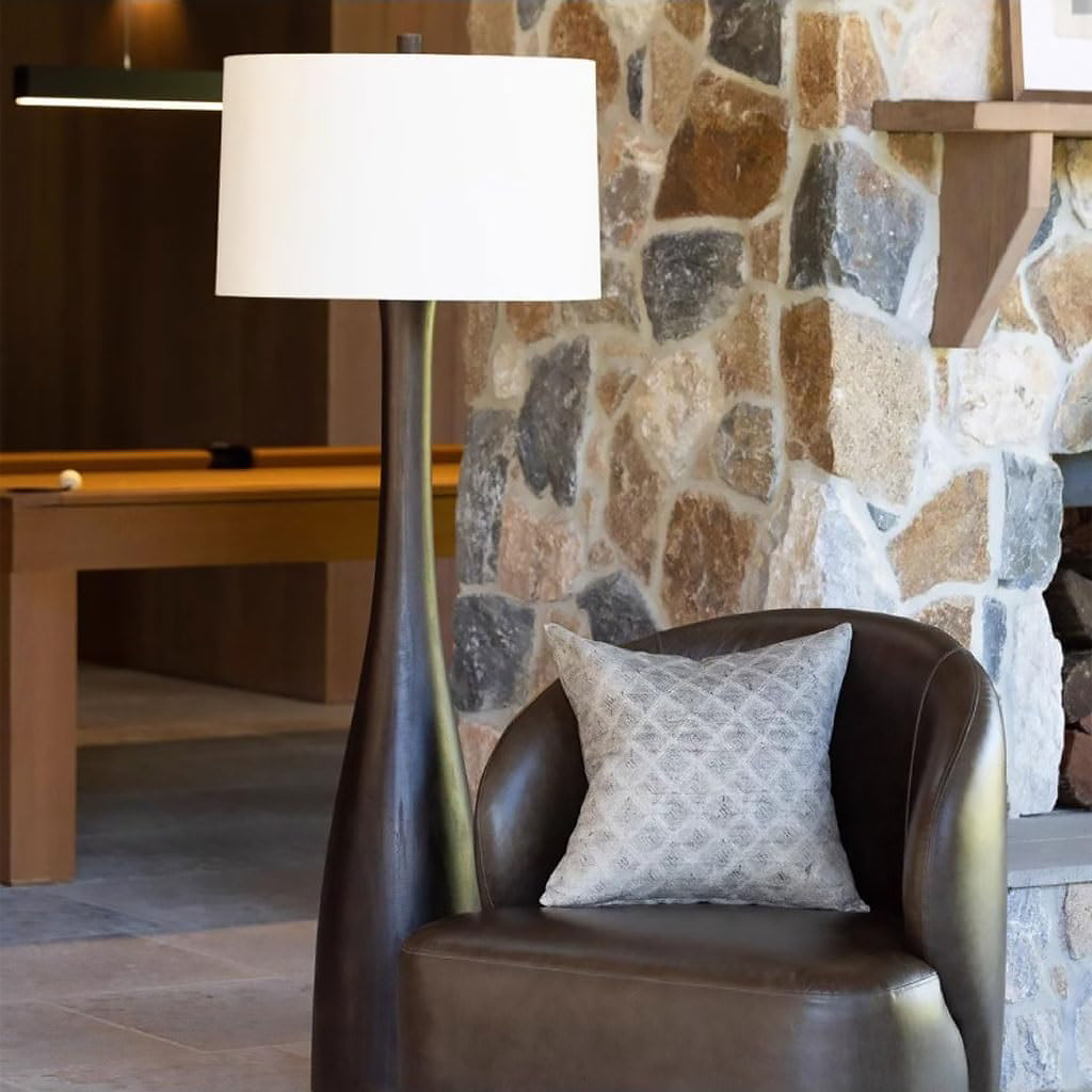 Truxton Solid Wood Floor Lamp