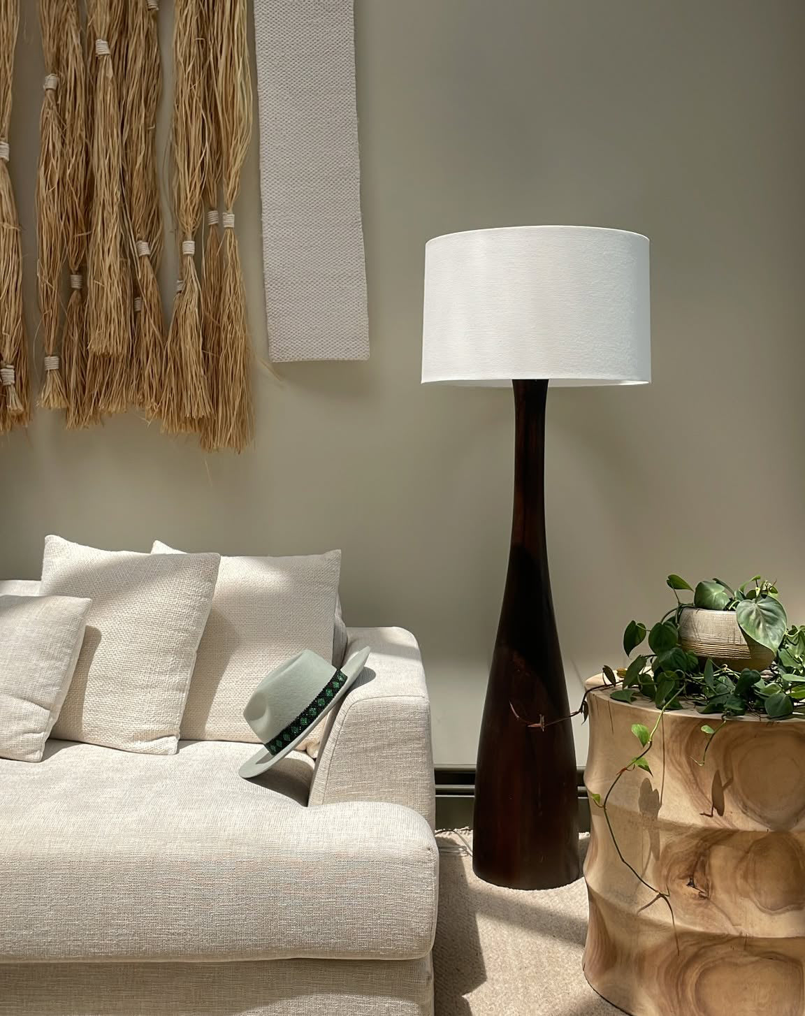 Truxton Solid Wood Floor Lamp