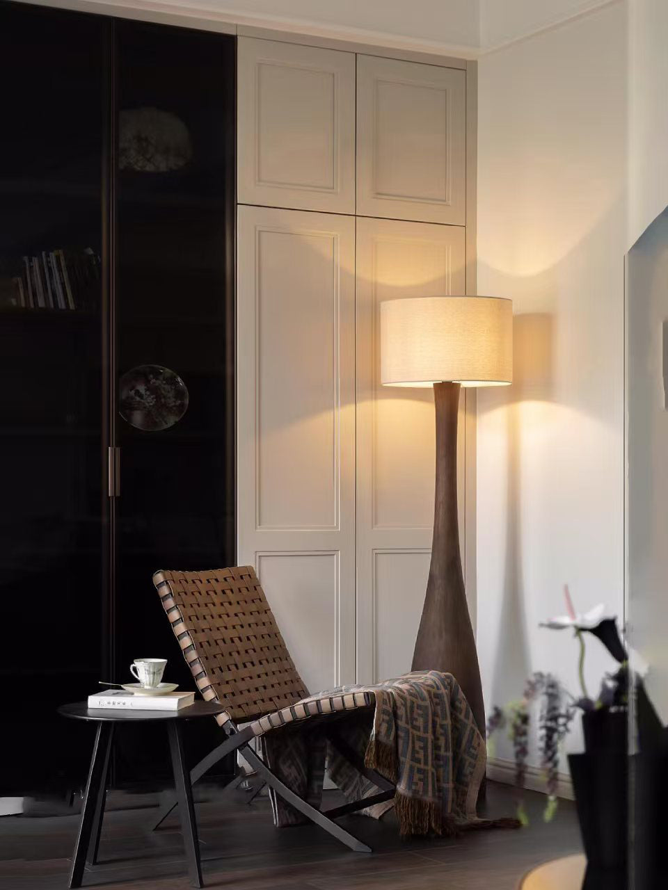 Truxton Solid Wood Floor Lamp