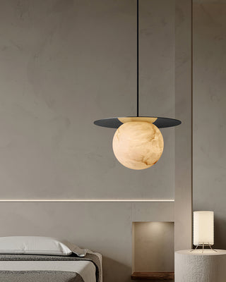 Disc Alabaster Pendant Light