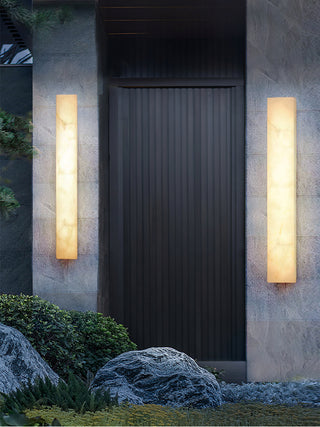 Vertical Alabaster Wall Light