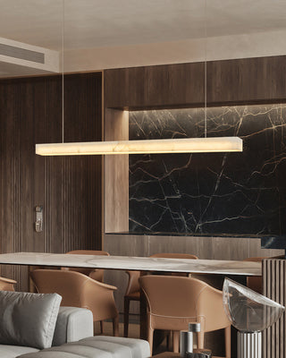 Linear Alabaster Pendant Light