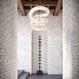 Helix Alabaster Pendant Light