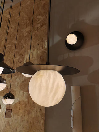 Disc Alabaster Pendant Light