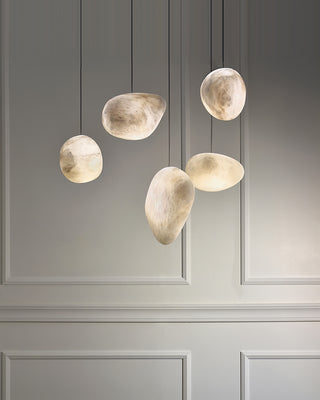 Pebble Alabaster Pendant Light