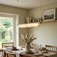 Alabaster Art Linear Chandelier