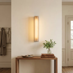 Alabaster Rectangle Linear Wall Light