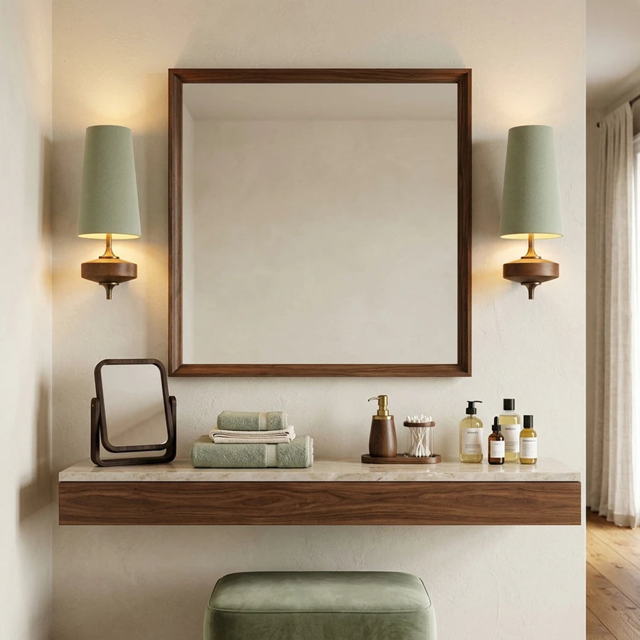 Aveline Vintage Tapered Shade Wall Sconce