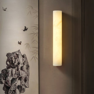 Vertical Alabaster Wall Lamp