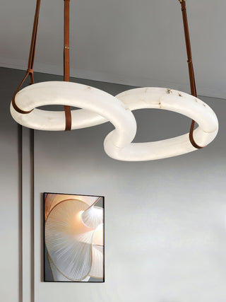 Helix Alabaster Pendant Light