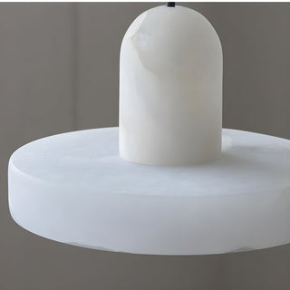 Modern White Marble Pendant Light