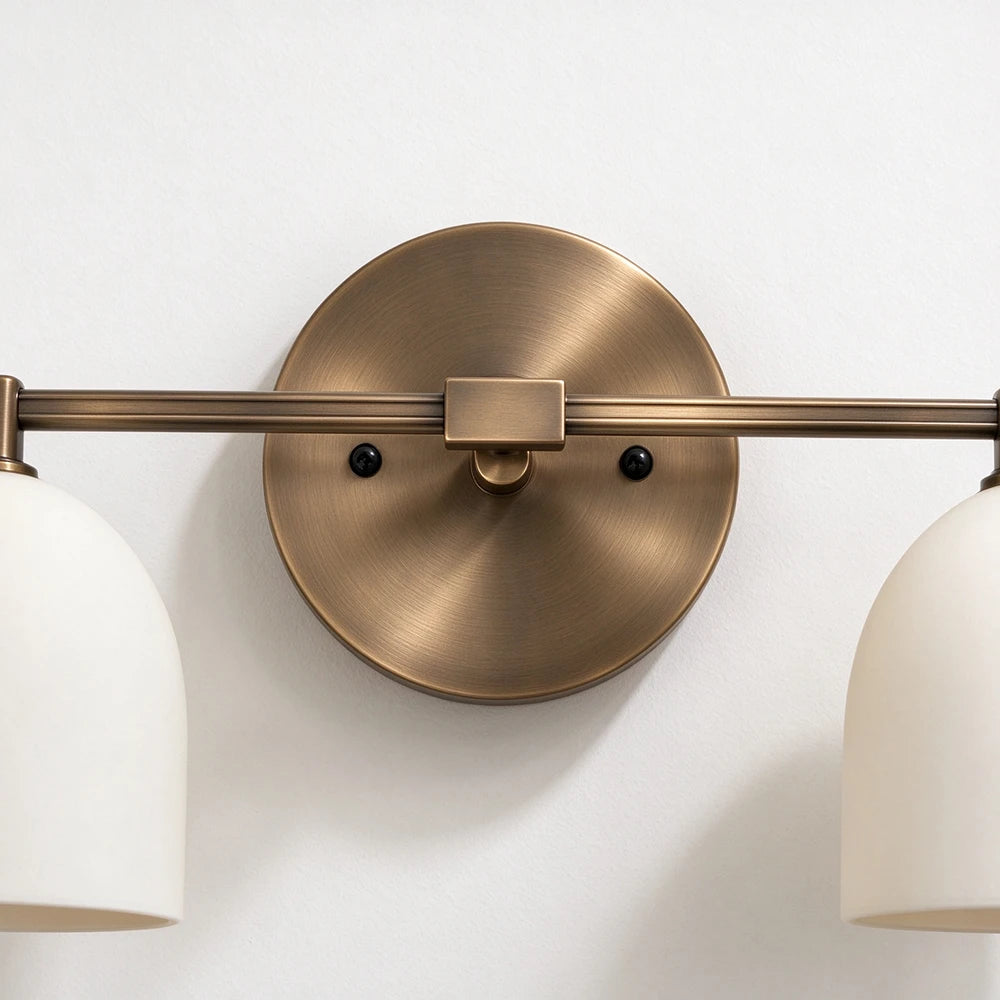 Bellora Black & Cream Dome Wall Light