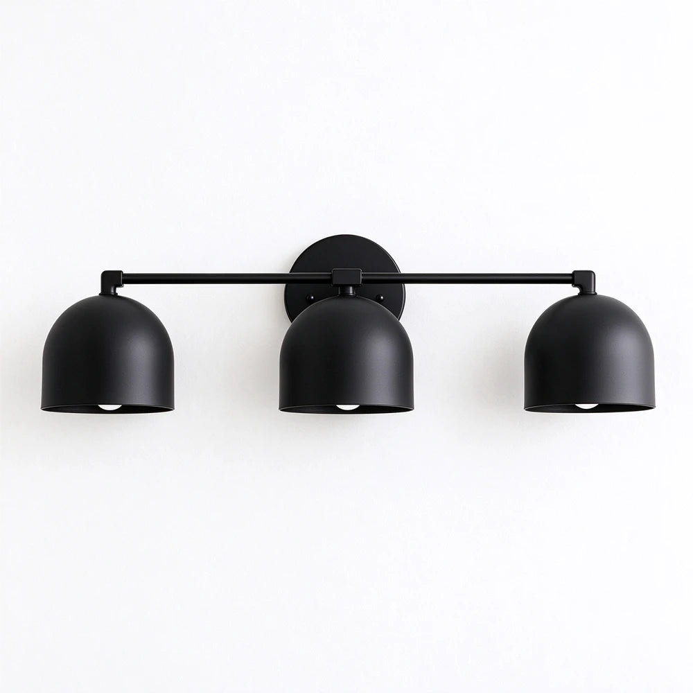 Bellora Black & Cream Dome Wall Light