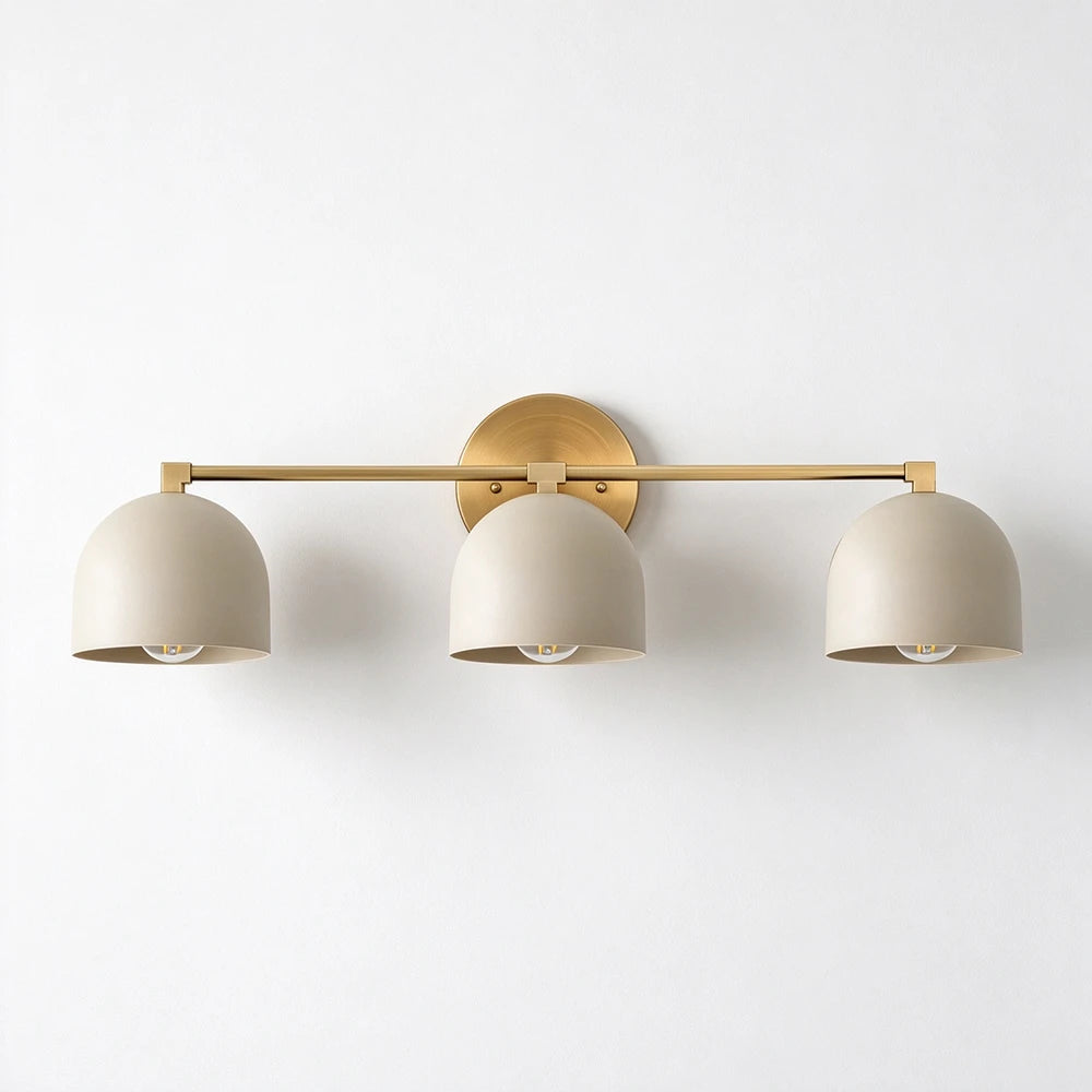 Bellora Black & Cream Dome Wall Light