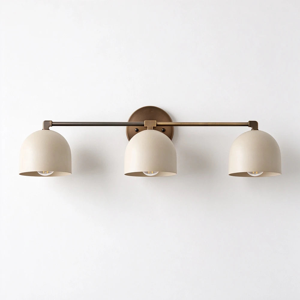 Bellora Black & Cream Dome Wall Light