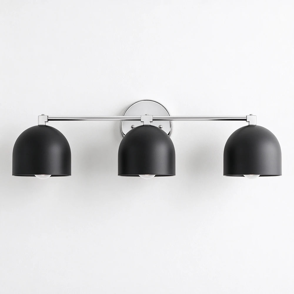 Bellora Black & Cream Dome Wall Light