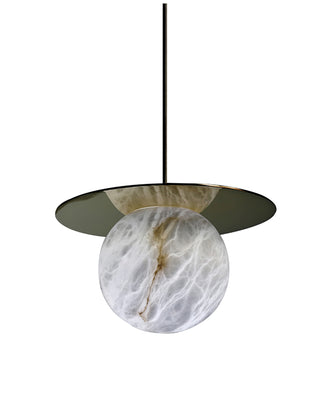 Disc Alabaster Pendant Light