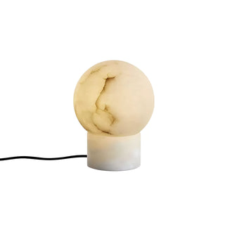 Globe Alabaster Table Lamp