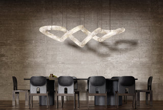 Helix Alabaster Pendant Light