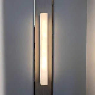 Vertical Alabaster Wall Light