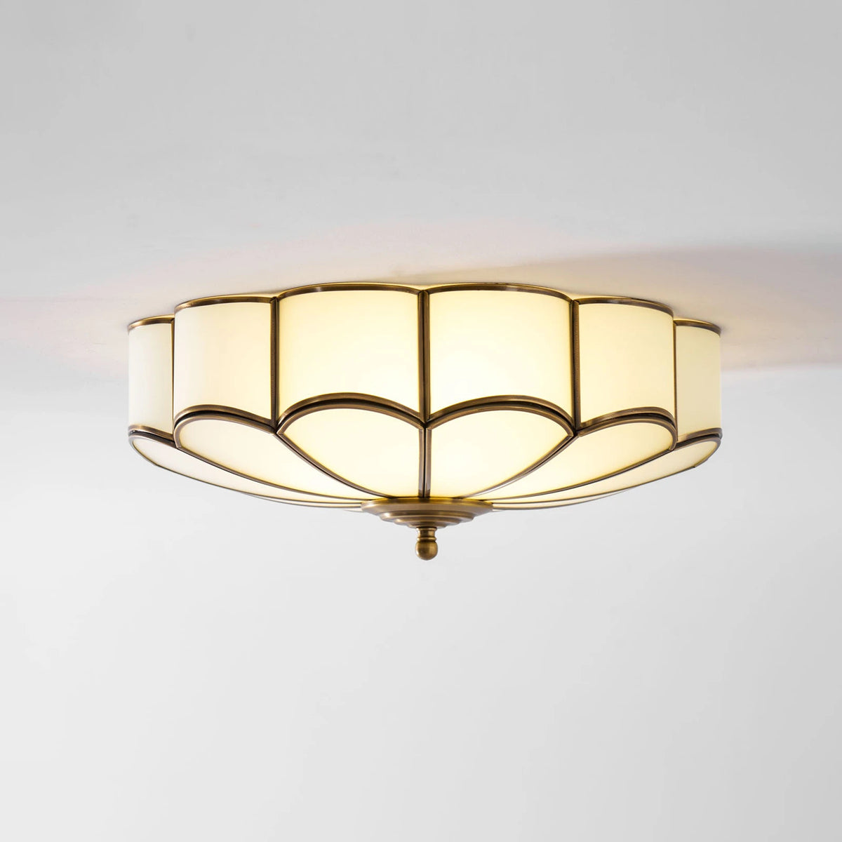 Camellia Glass Flush Mount Ceiling Light