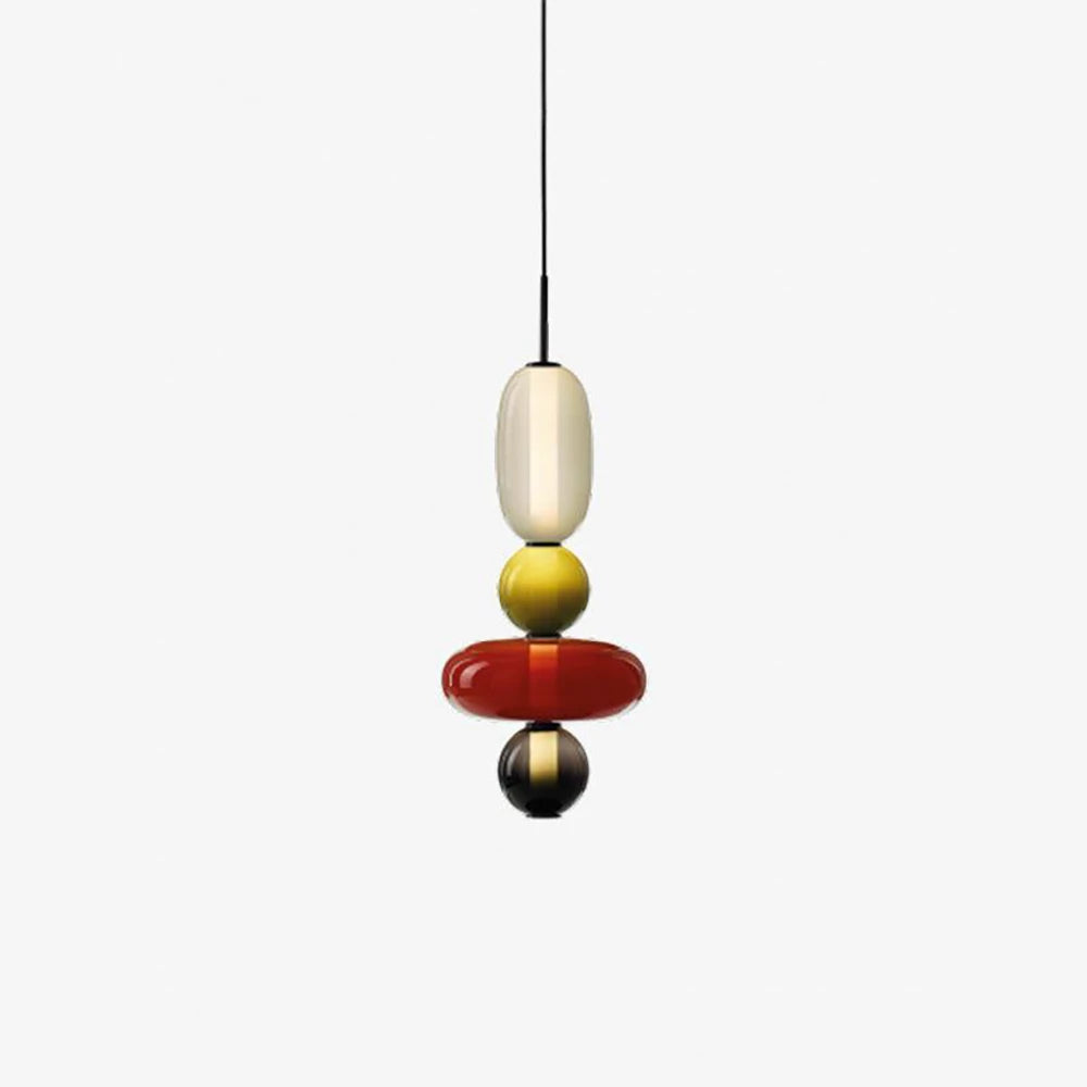 Candied Glass Stack Pendant Light