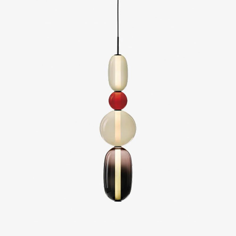 Candied Glass Stack Pendant Light