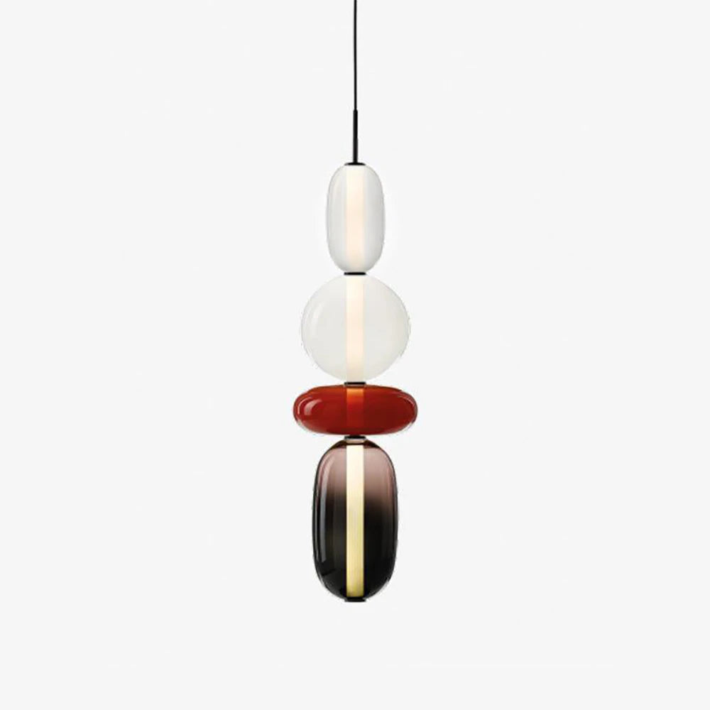 Candied Glass Stack Pendant Light