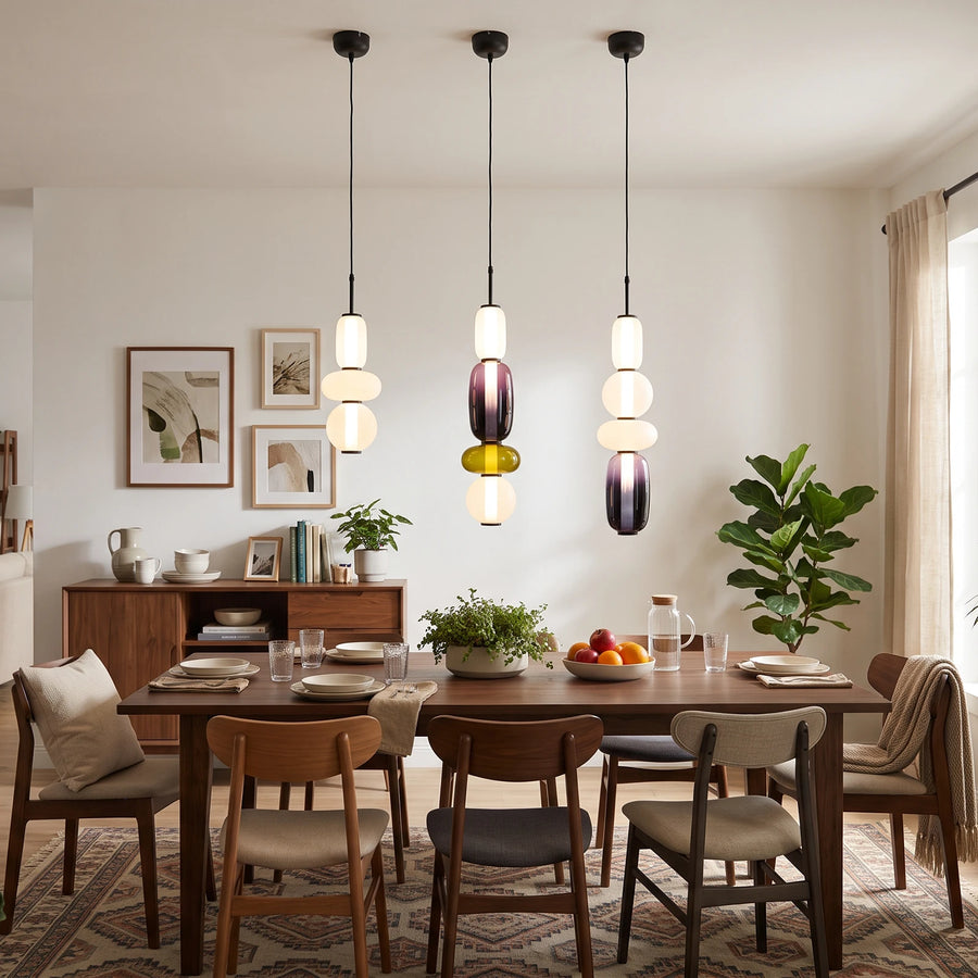 Candied Glass Stack Pendant Light