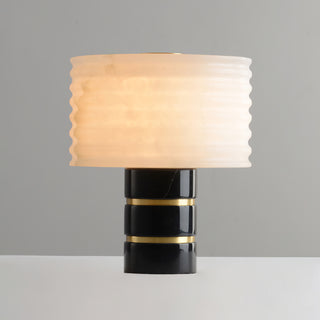 Luxury Black Alabaster Table Lamp