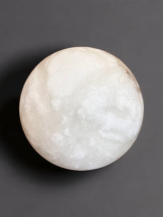 Lunar Glow Alabaster Wall Light