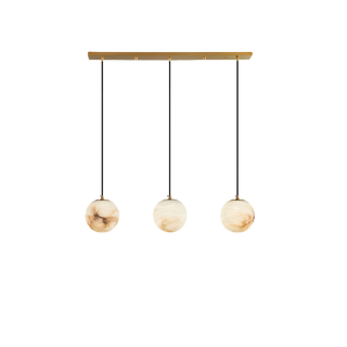 Luxury Multi-Globe Alabaster Pendant Light