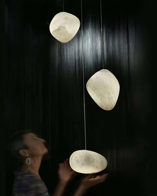 Pebble Alabaster Pendant Light