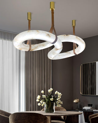 Helix Alabaster Pendant Light