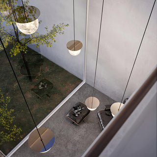 Disc Alabaster Pendant Light