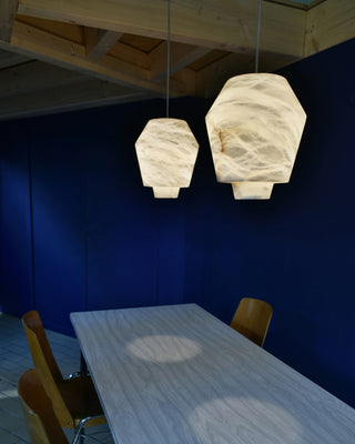 Alabaster Marble Small  Pendant Light