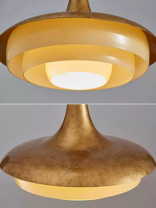 Mid-Century Wood Pendant Light