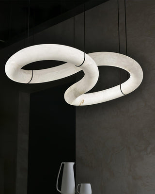 Helix Alabaster Pendant Light