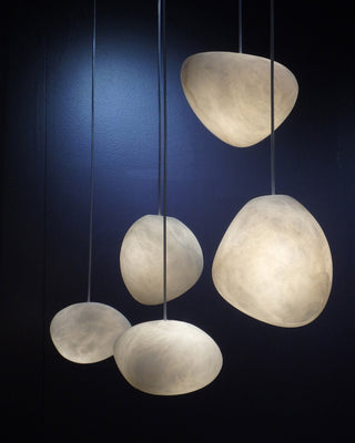 Pebble Alabaster Pendant Light