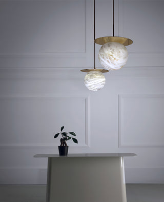 Disc Alabaster Pendant Light