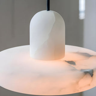 Modern White Marble Pendant Light