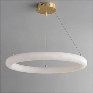 Halo Alabaster Pendant Light