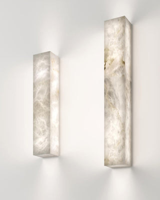 Vertical Alabaster Wall Light