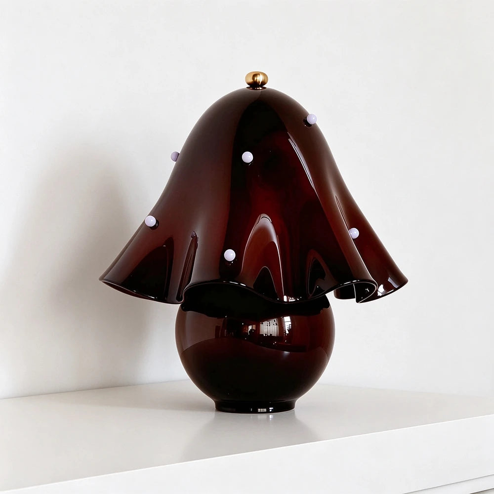 Fiora Scalloped Mushroom Table Lamp